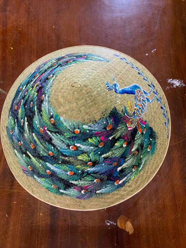 Trang trí nón lá (3)