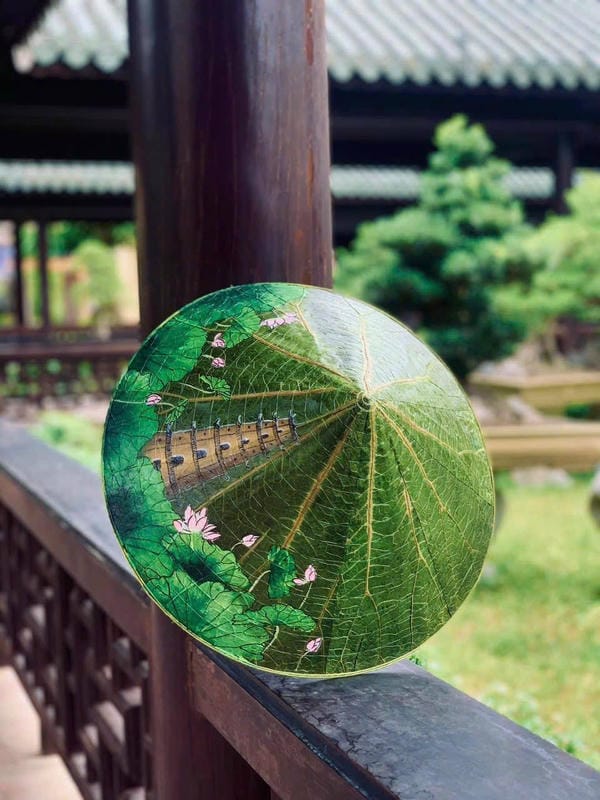 Trang trí nón lá (5)