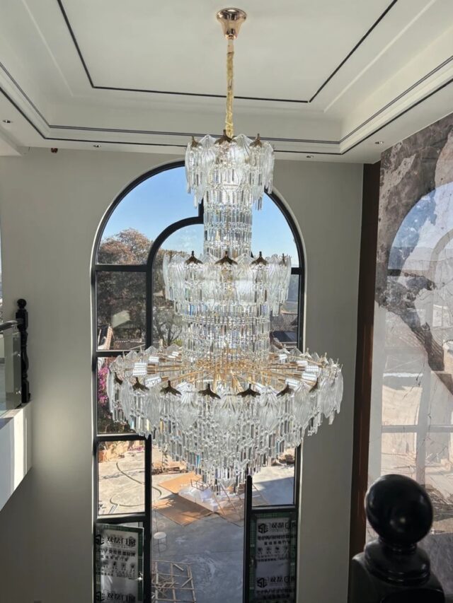 đèn chùm trang trí phòng khách 27