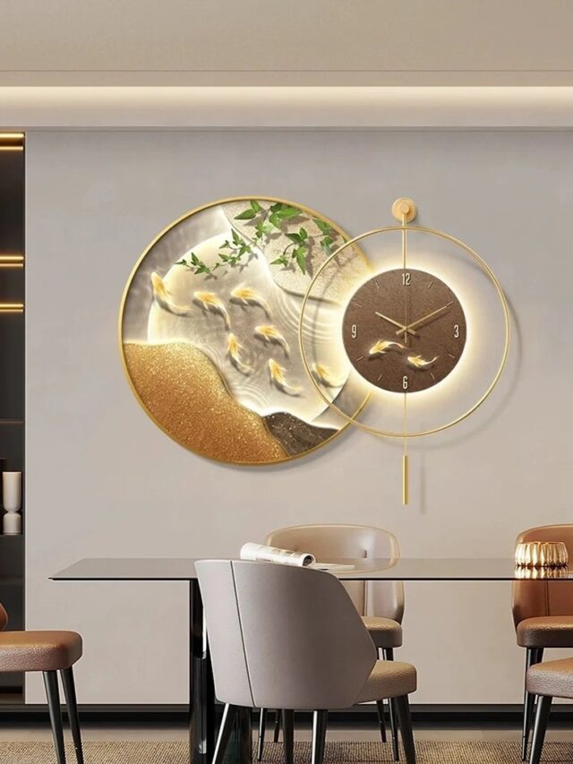 đồng hồ treo tường trang trí 7