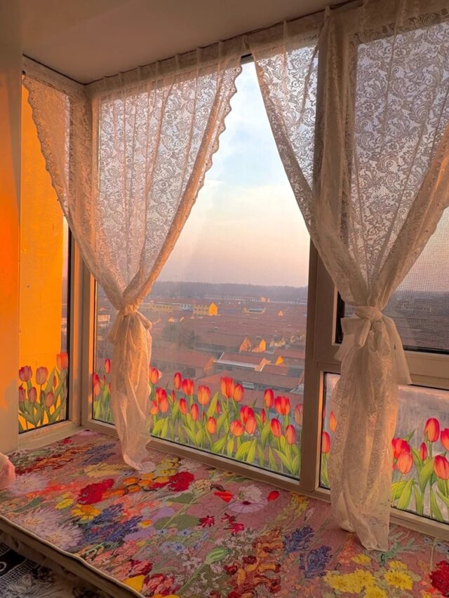 trang trí cửa sổ