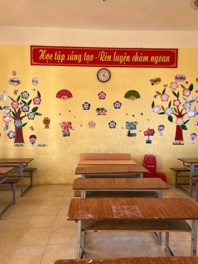 trang trí lớp học tiểu học 26