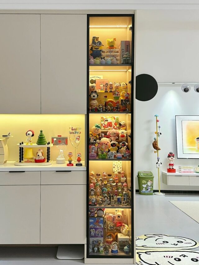 tủ trang trí phòng khách 16