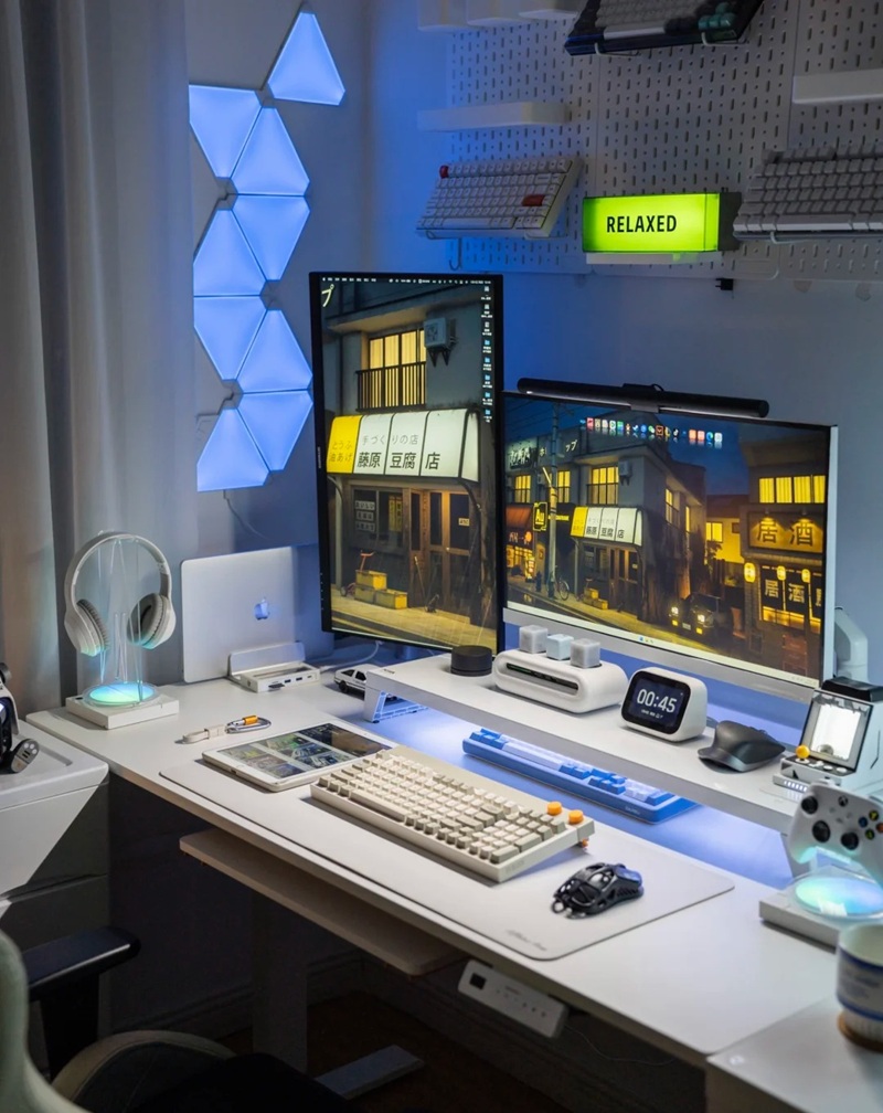 decor bàn máy tính gaming 1