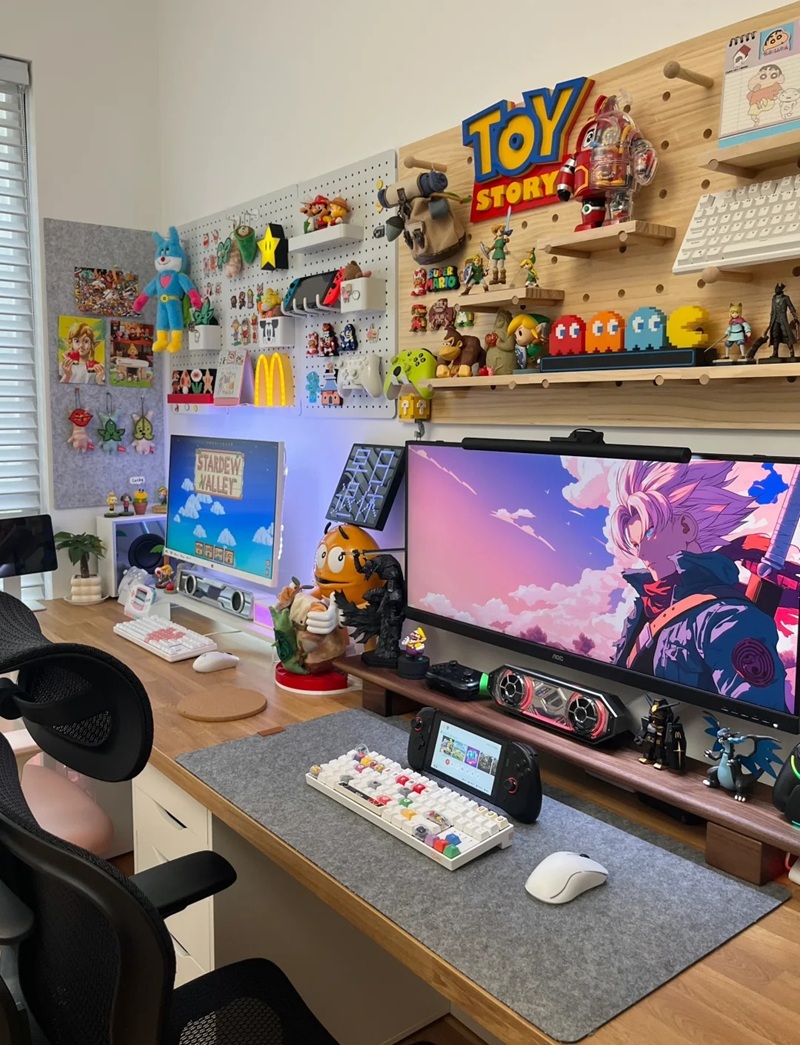 decor bàn máy tính gaming 11