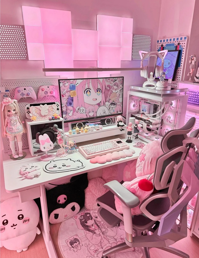 decor bàn máy tính gaming 18