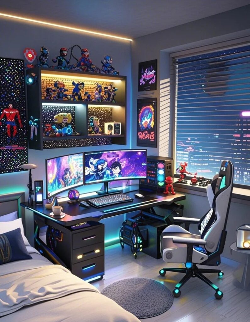decor bàn máy tính gaming 20