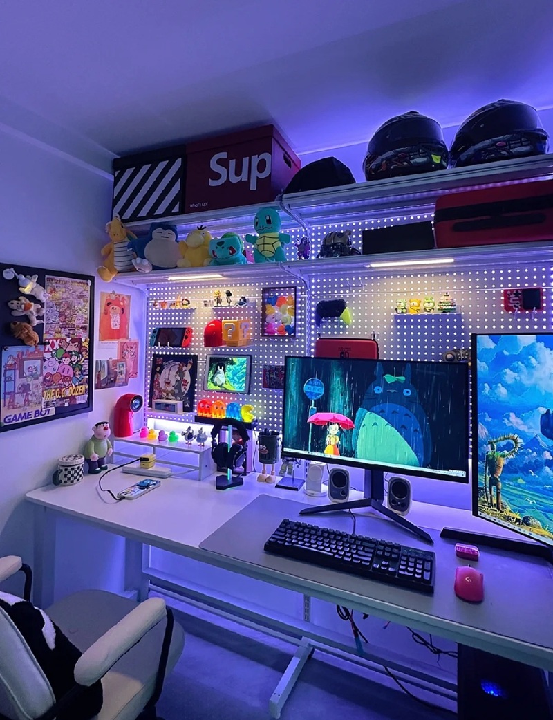 decor bàn máy tính gaming 33