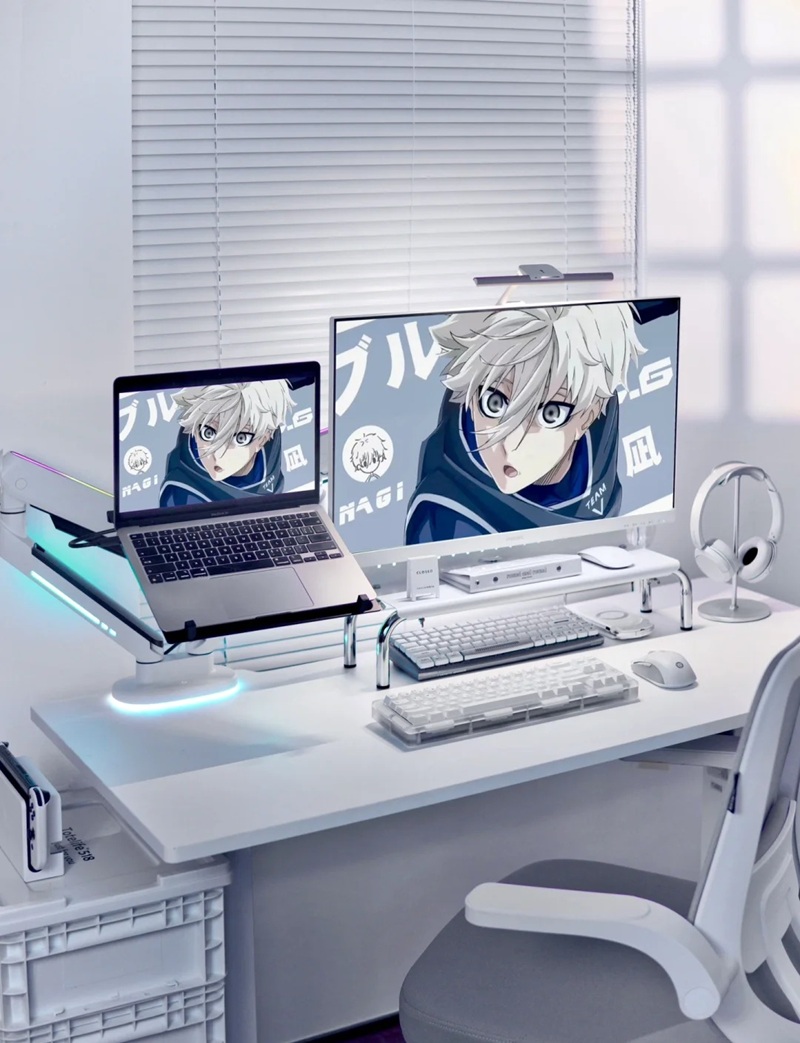 decor bàn máy tính gaming 34