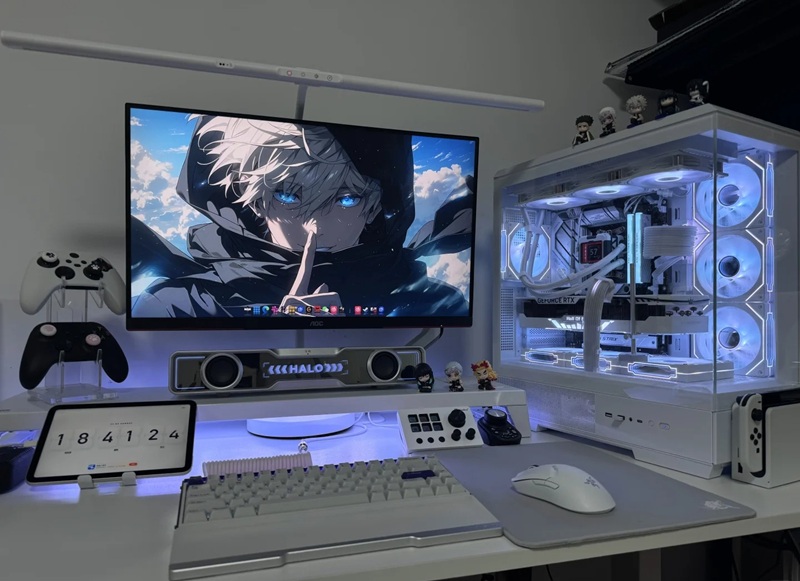 decor bàn máy tính gaming 7