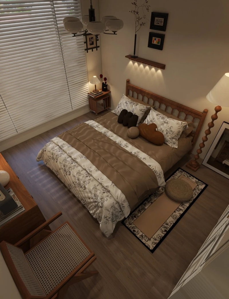 decor phòng ngủ vintage 31