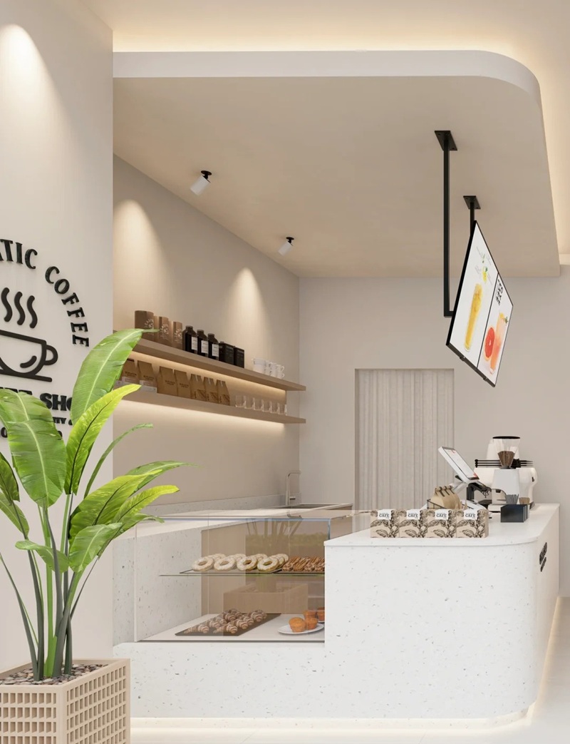 decor quán trà sữa 1