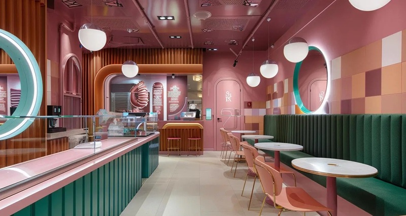 decor quán trà sữa 14