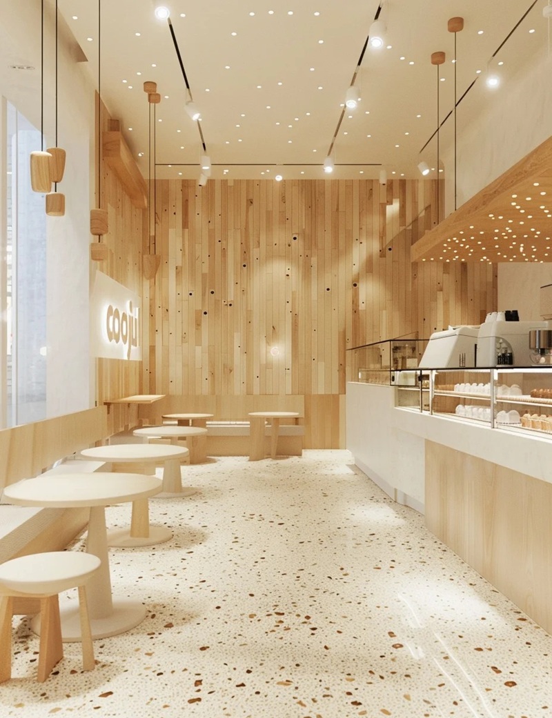 decor quán trà sữa 33