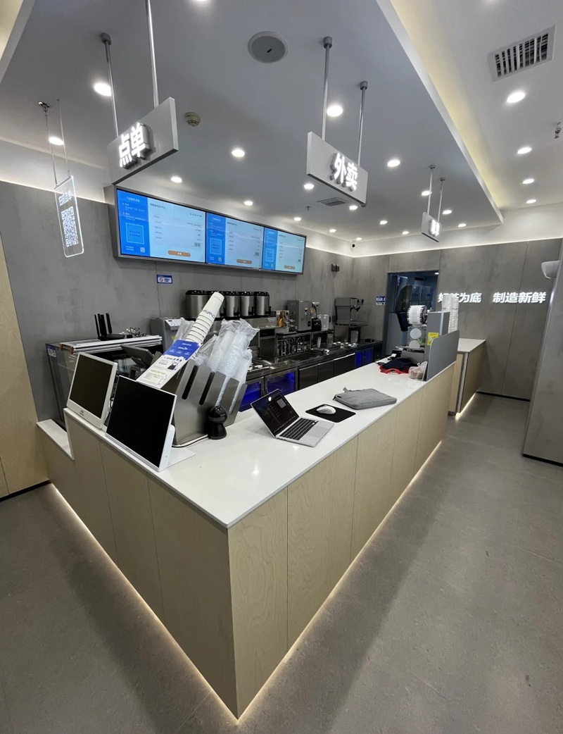 decor quán trà sữa 7