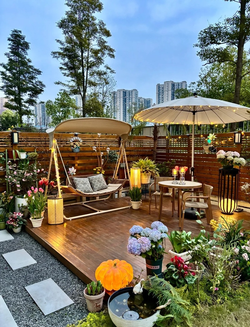 decor sân vườn 1