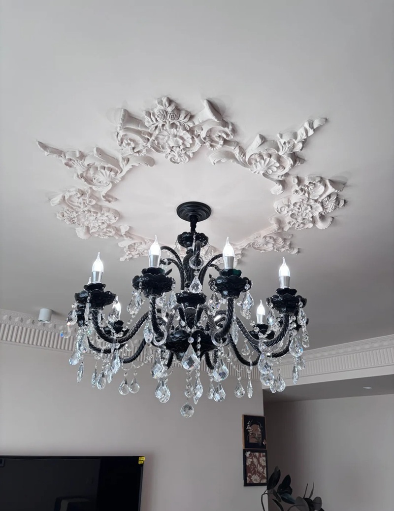 đèn chùm trang trí phòng khách 16