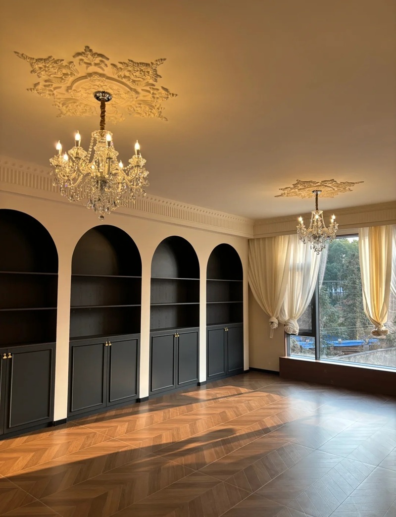 đèn chùm trang trí phòng khách 17