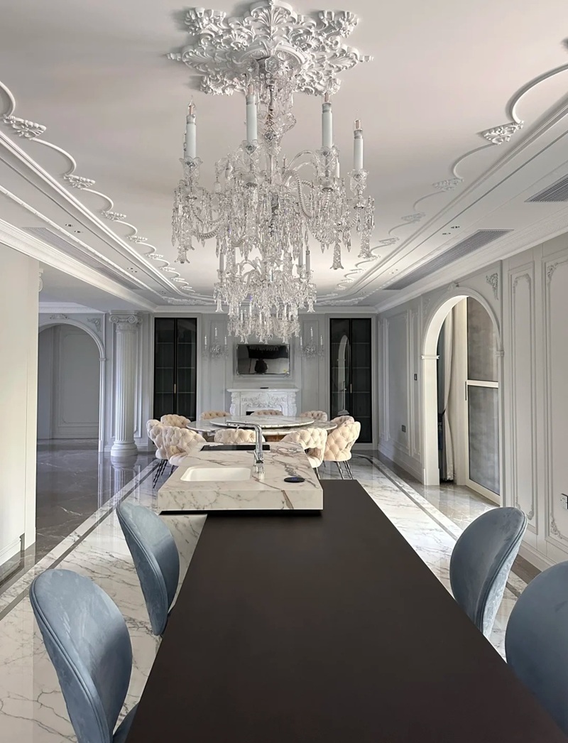 đèn chùm trang trí phòng khách 20