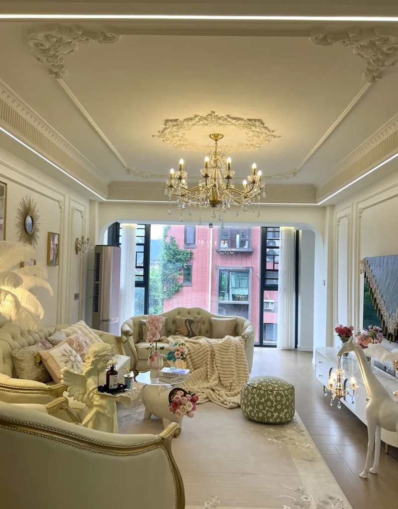 đèn chùm trang trí phòng khách 27