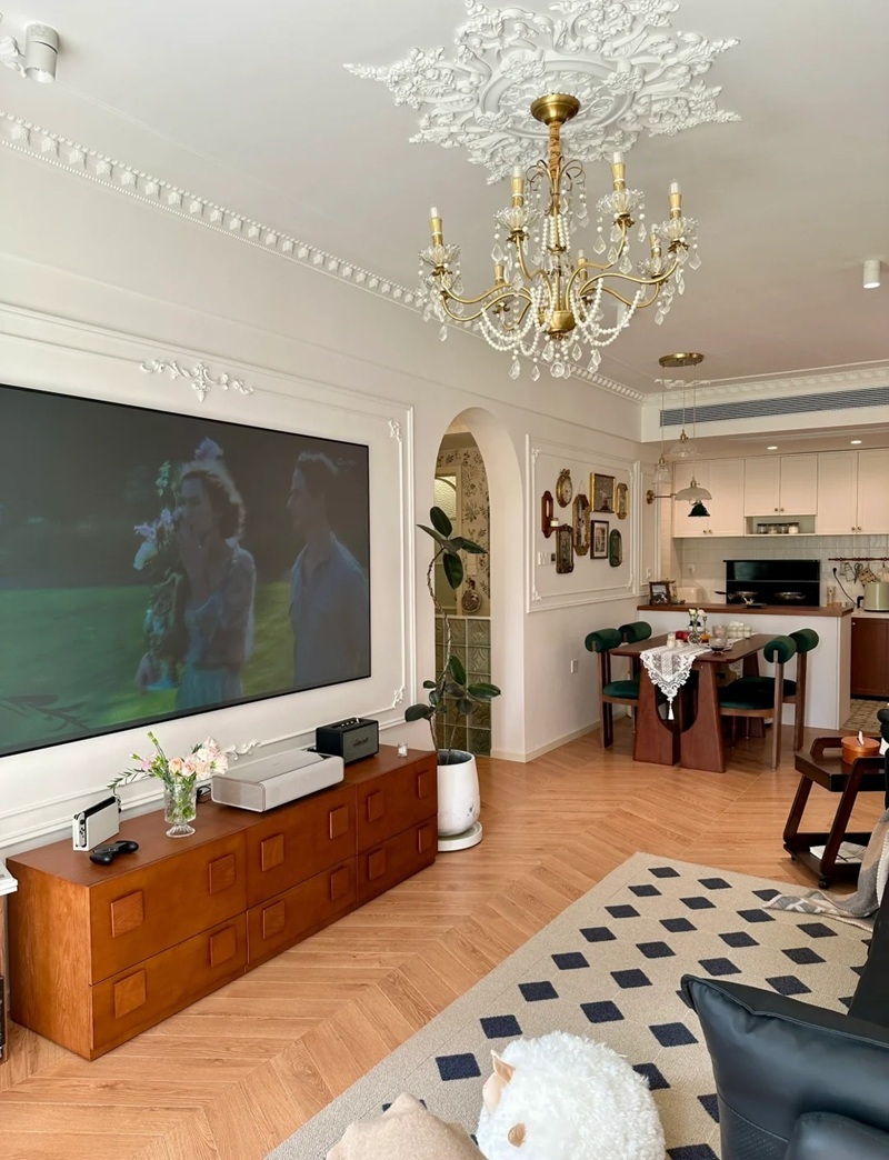 đèn chùm trang trí phòng khách 30