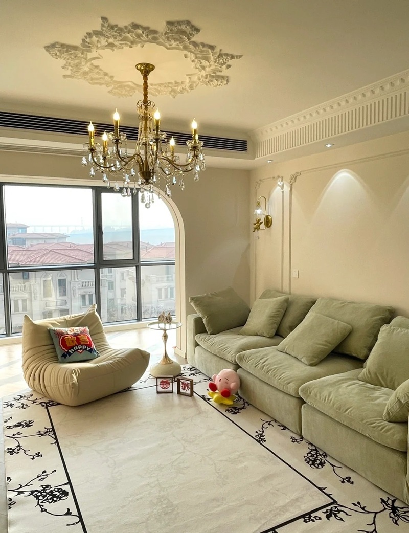 đèn chùm trang trí phòng khách 31