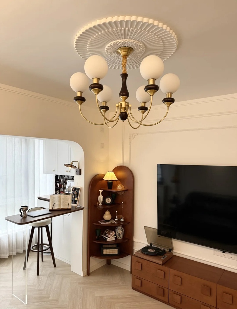 đèn chùm trang trí phòng khách 6