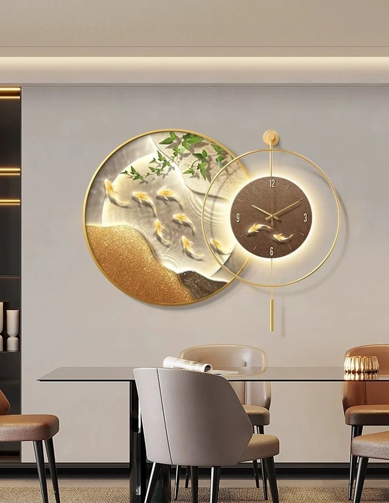 đồng hồ treo tường trang trí 7