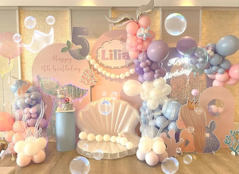 trang trí sinh nhật cho bé gái tại nhà