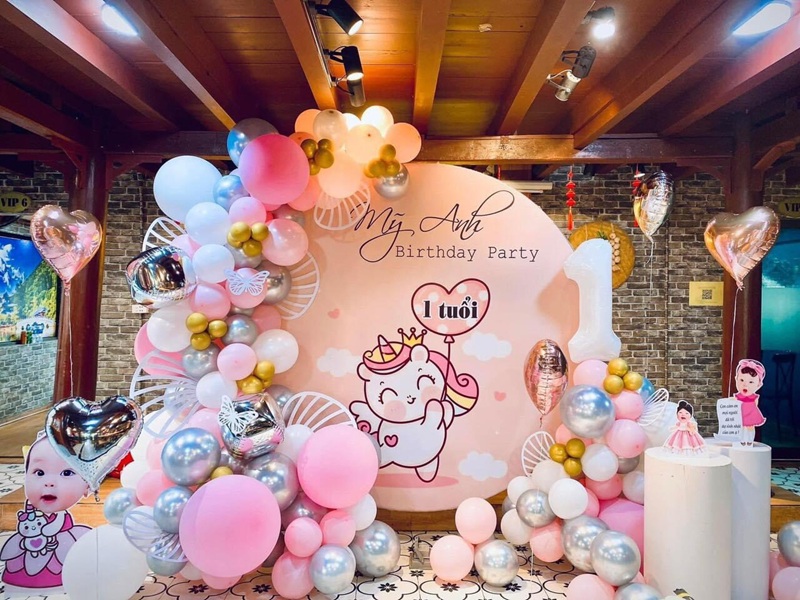 trang trí sinh nhật cho bé gái 21