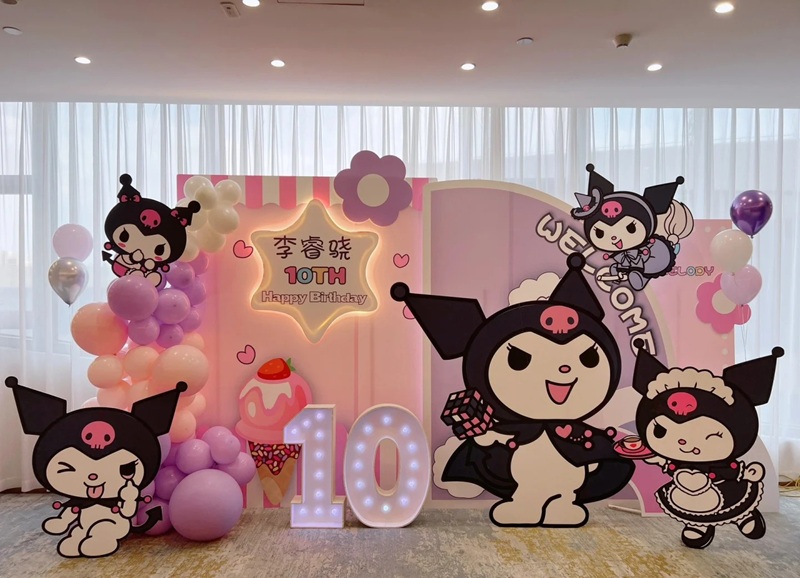 trang trí sinh nhật 1 tuổi cho bé gái