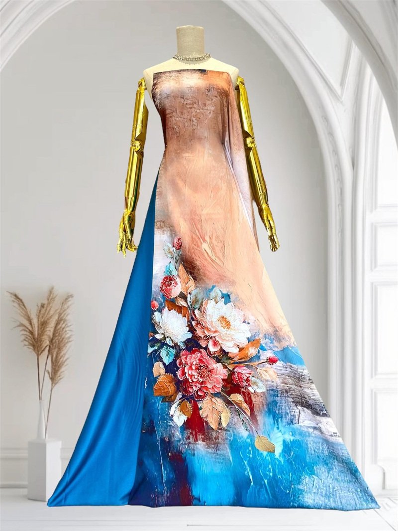 trang trí áo dài 11