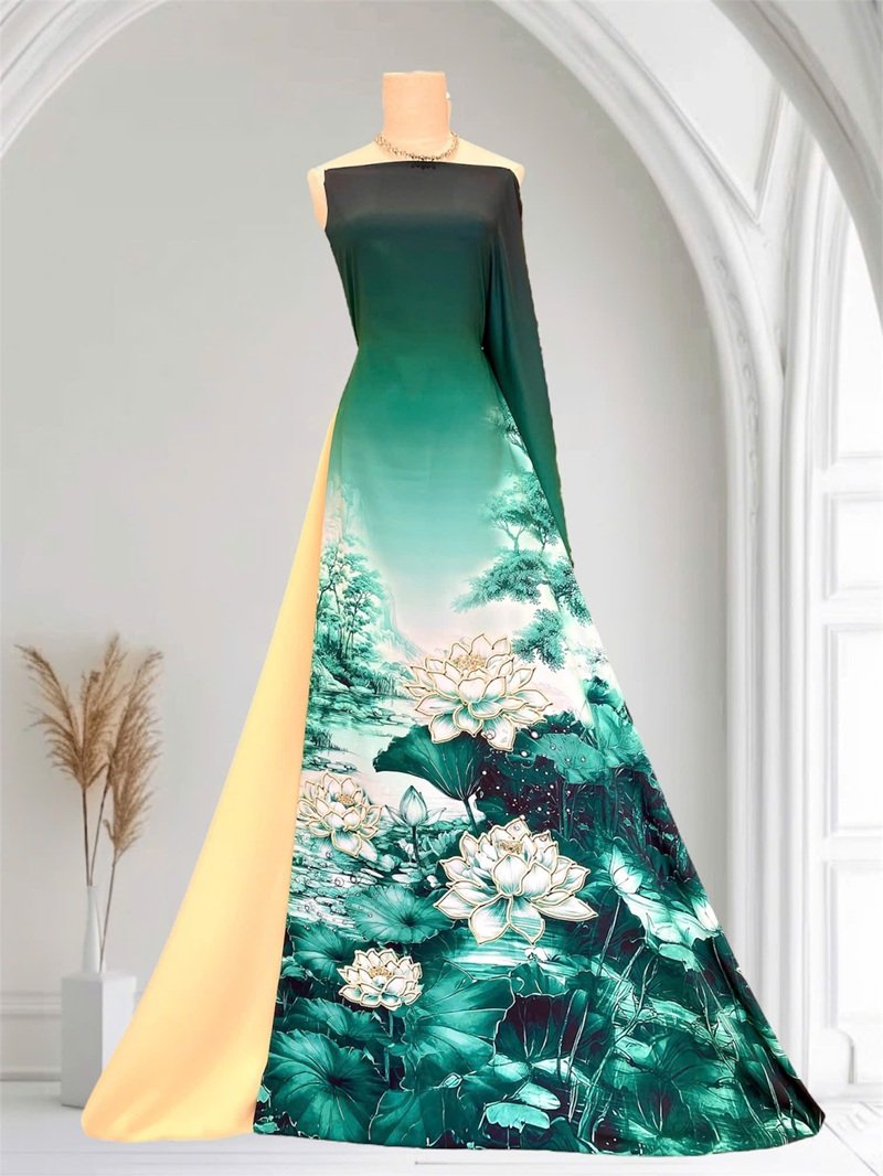 trang trí áo dài 12