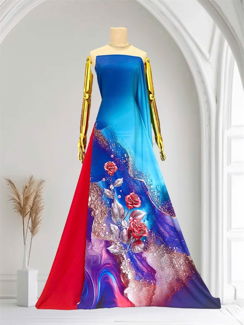 trang trí áo dài 13