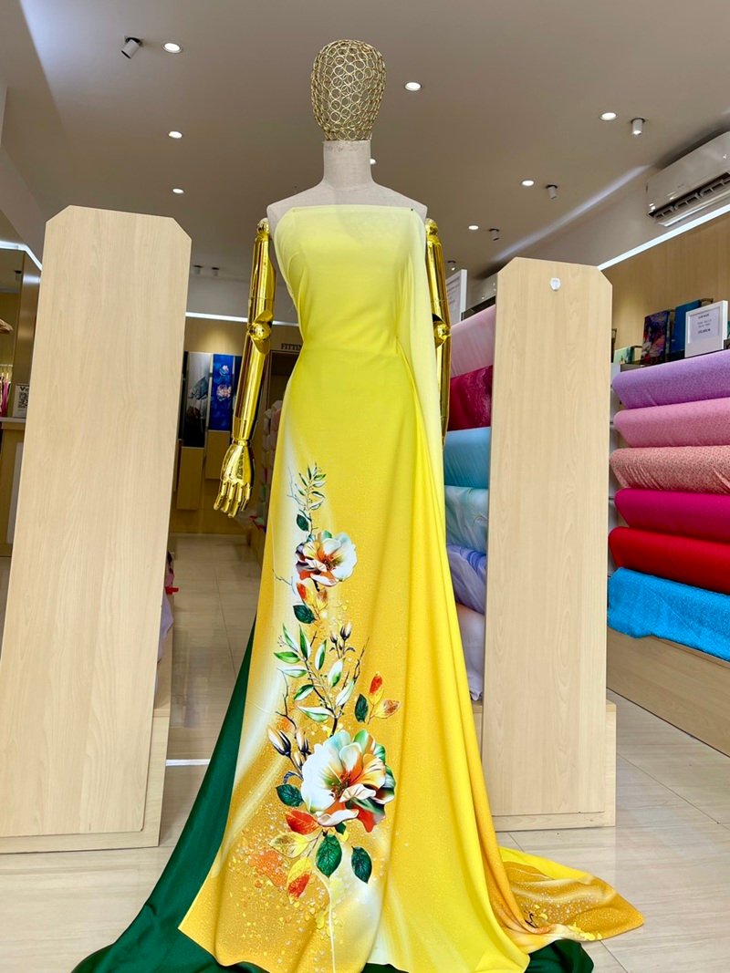 trang trí áo dài 16