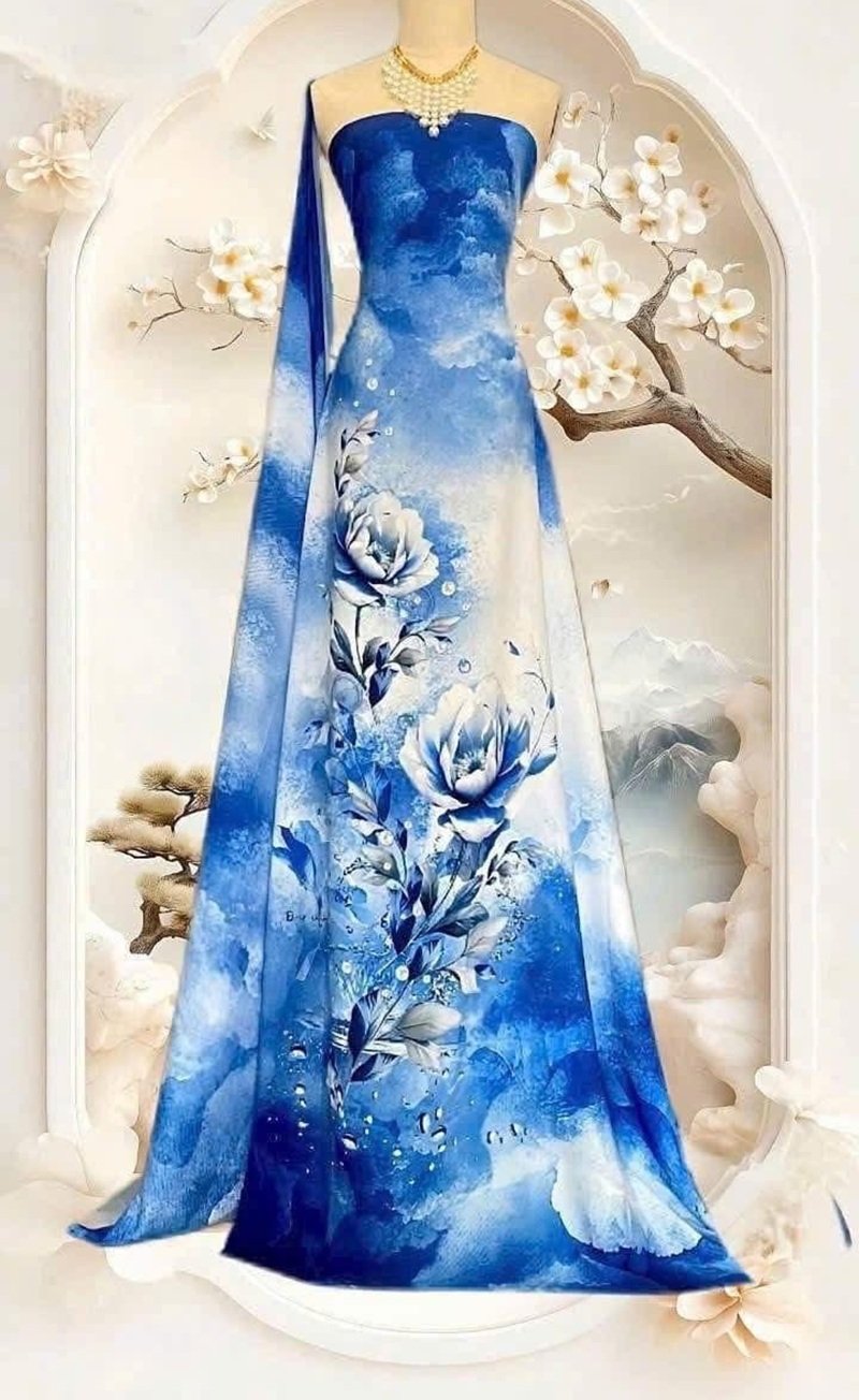 trang trí áo dài 18