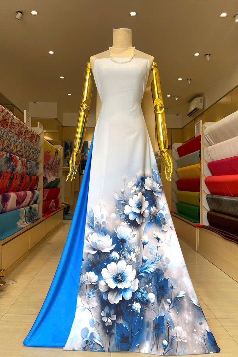 trang trí áo dài 21