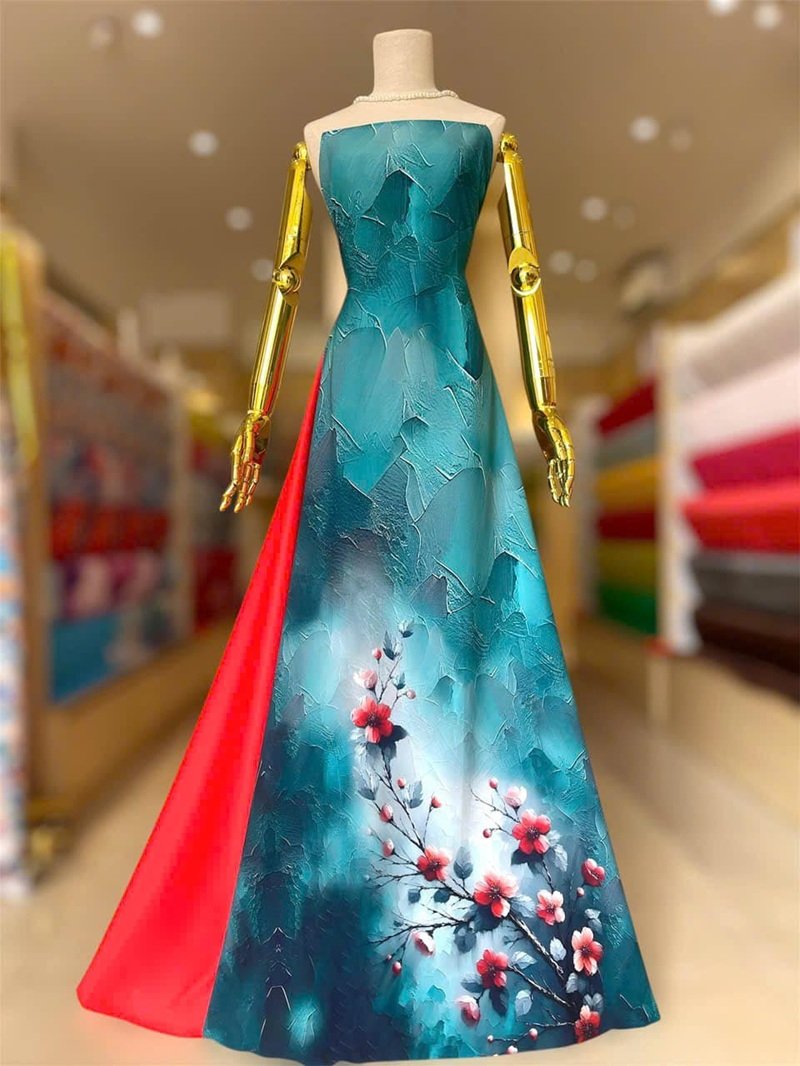 trang trí áo dài 22