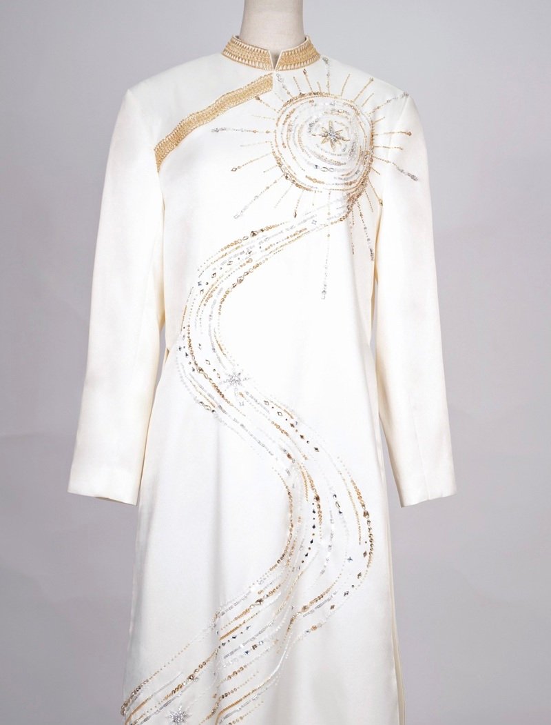 trang trí áo dài 23