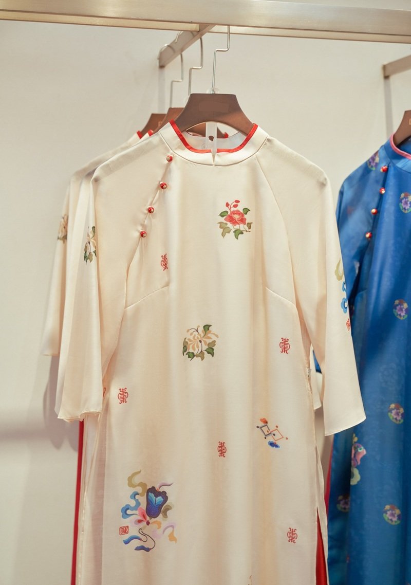 trang trí áo dài 30