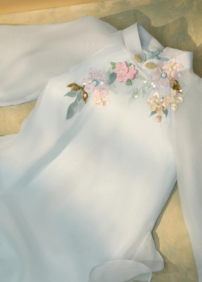 trang trí áo dài 34