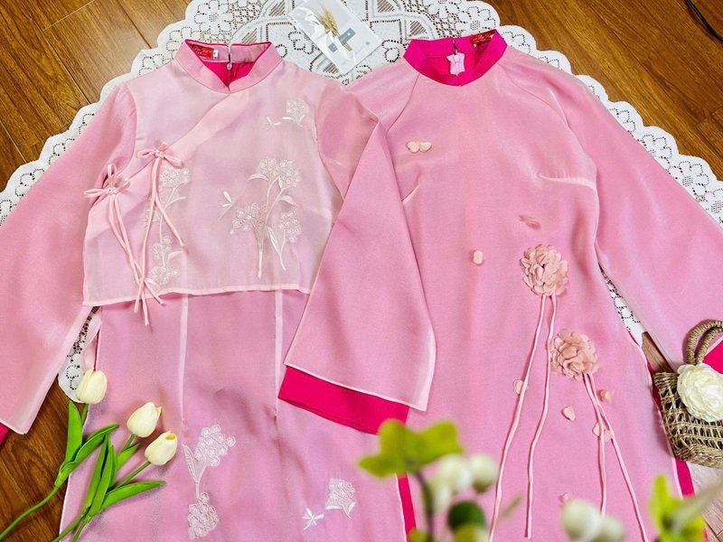 trang trí áo dài 35