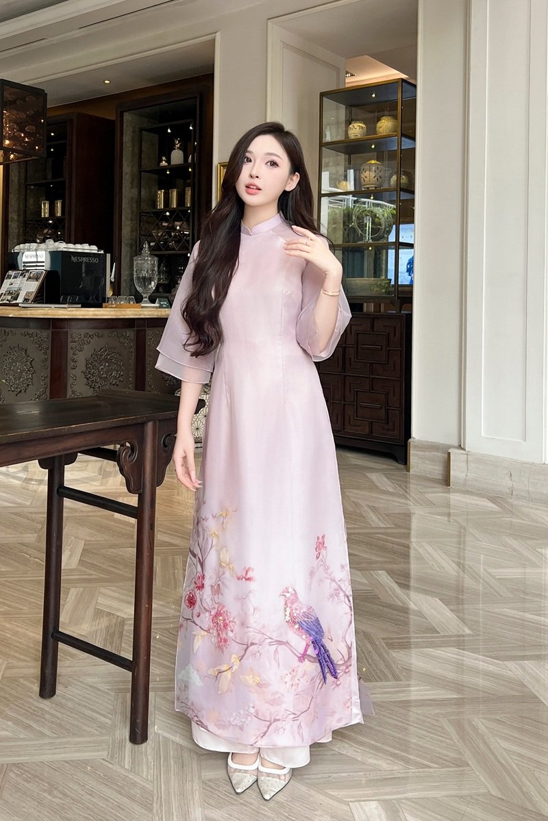 trang trí áo dài 36