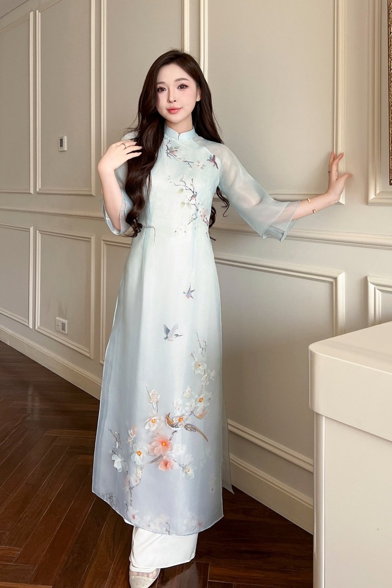trang trí áo dài 38
