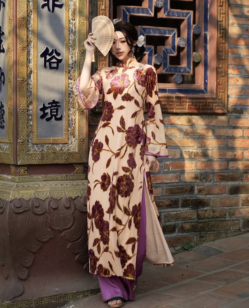 trang trí áo dài 40