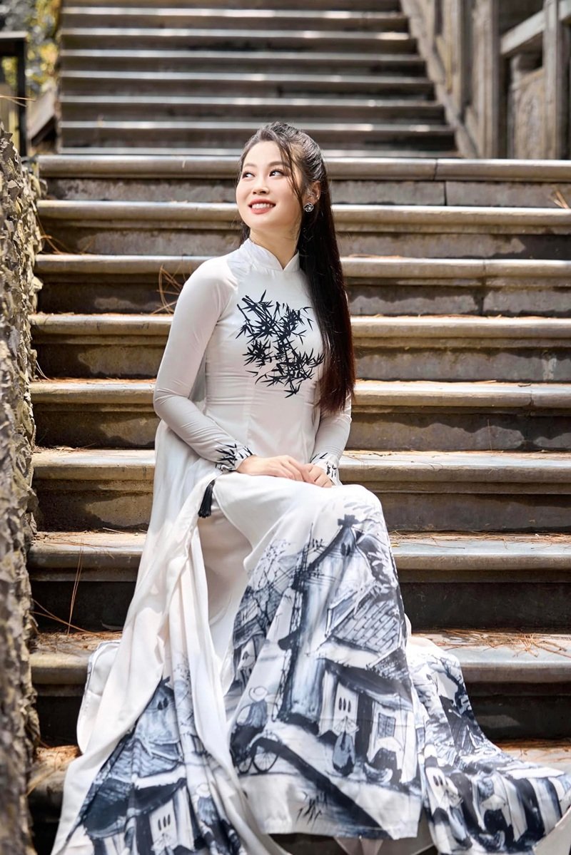 trang trí áo dài 7