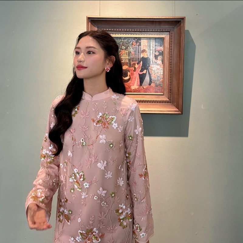 trang trí áo dài 8