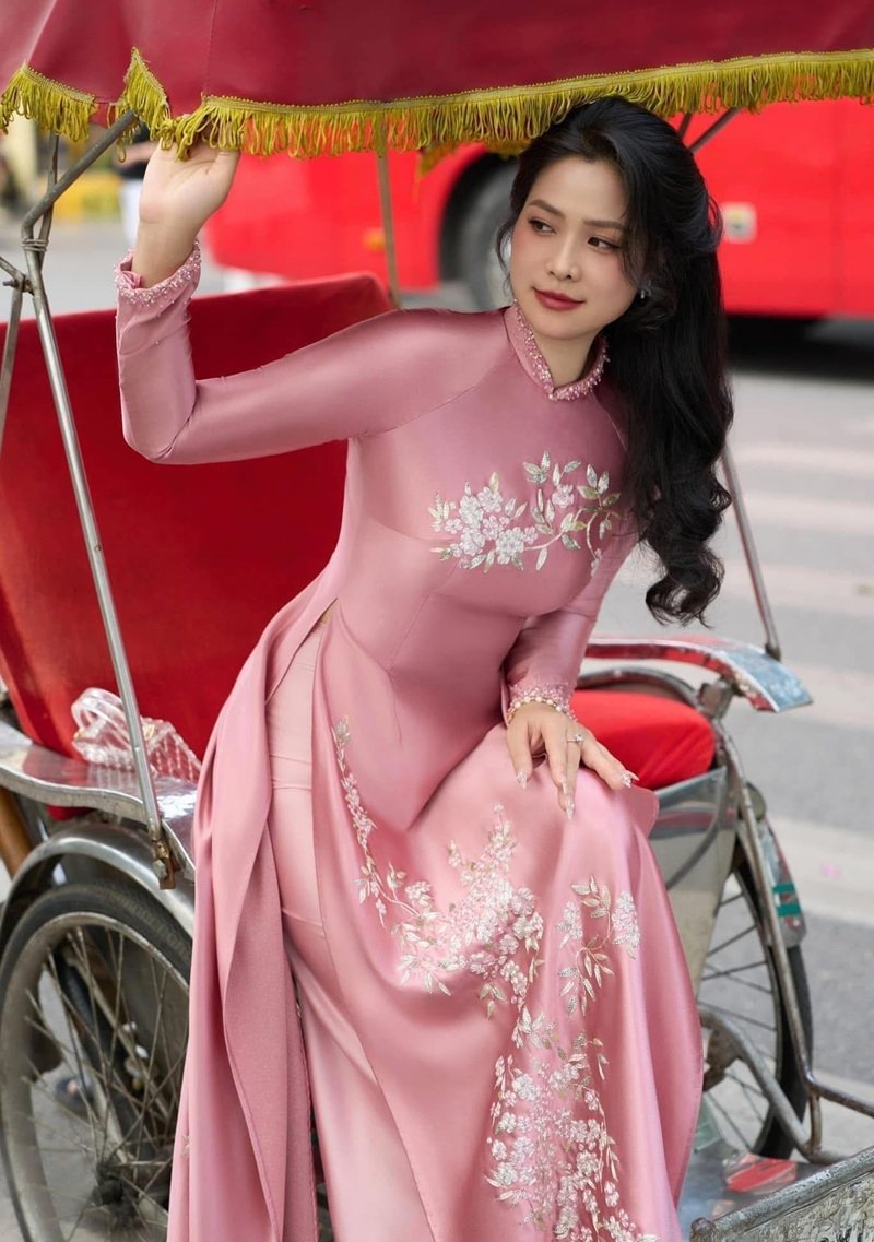 trang trí áo dài 9