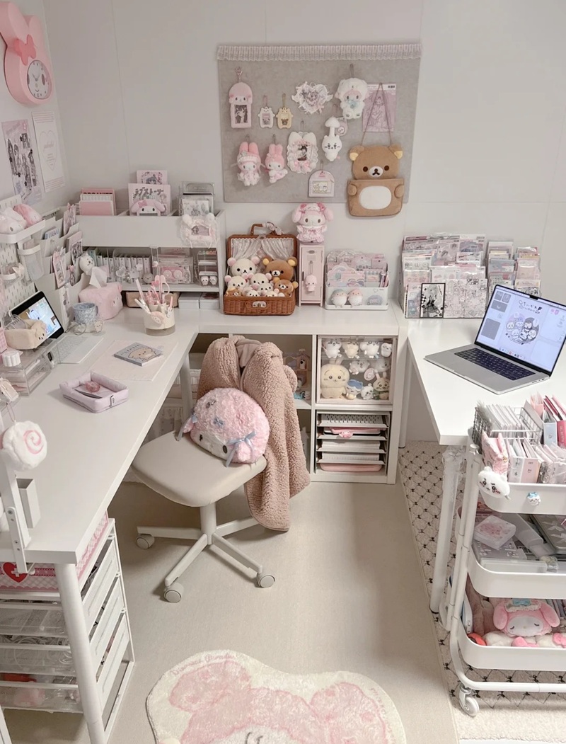 trang trí bàn học 7