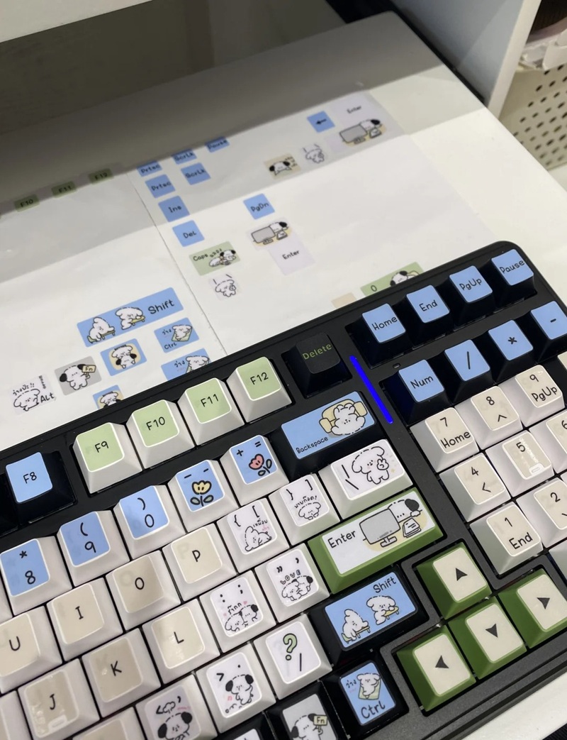 trang trí bàn phím laptop 12